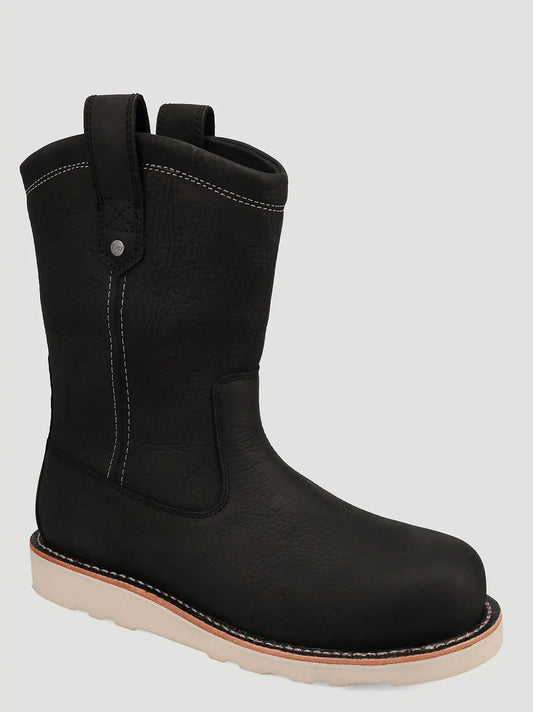 Men's Tex Steel-Toe Wedge Work Boot in Black