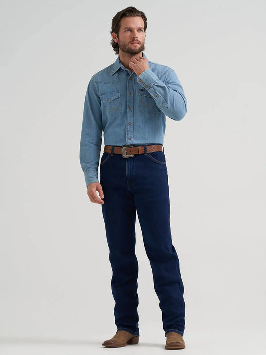 Wrangler® Toughlite™ Cowboy Cut® Original Fit Jean in Rinse