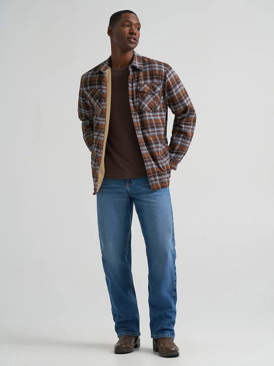 Men's Relaxed Fit Flex Jean in Mid Denim