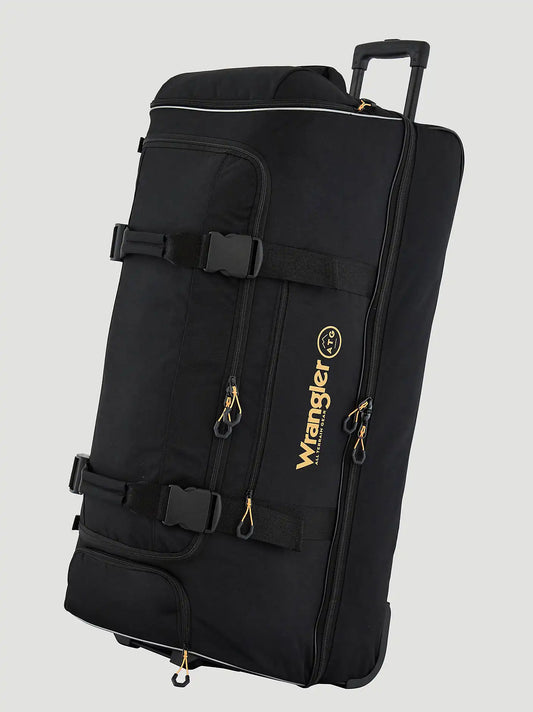ATG 36 Inch 2 Section Rolling Duffel Bag:Black:One Size: