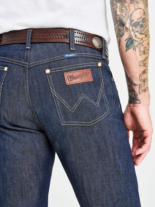 Wrangler® Cowboy Cut® Original Fit Selvedge Stretch Jean in Raw Indigo