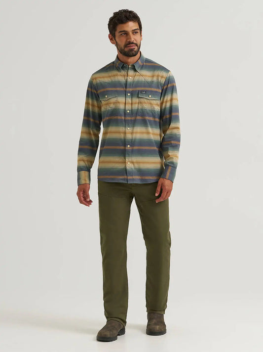 Wrangler All Terrain Gear Men's Open Range Pant in Olive Night