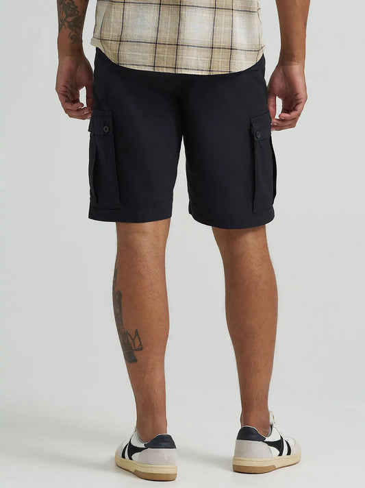 Men's Stretch Ripstop Cargo Short in Caviar