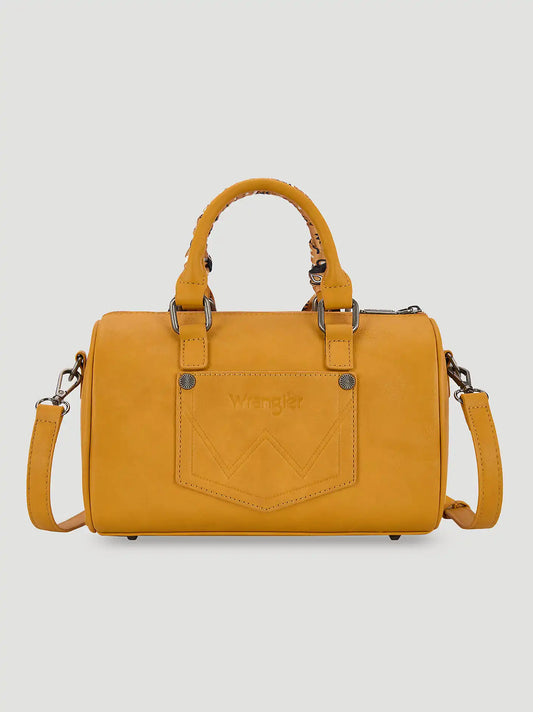Bandana Print Barrel Bag:Yellow:One Size: