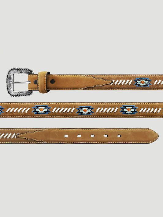 Boy's Whip Stitch Belt in Tan