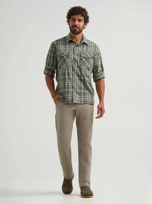 Men's Wrangler® Outdoor Rugged Utility Pant in Brindle