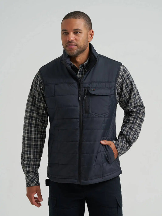 Wrangler® RIGGS Workwear® Insulated Work Vest in Black