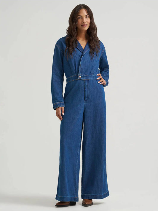 Women's Canyon Coverall in Denim Lagoon
