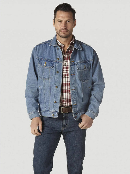 Wrangler Rugged Wear® Denim Jacket in Vintage Indigo