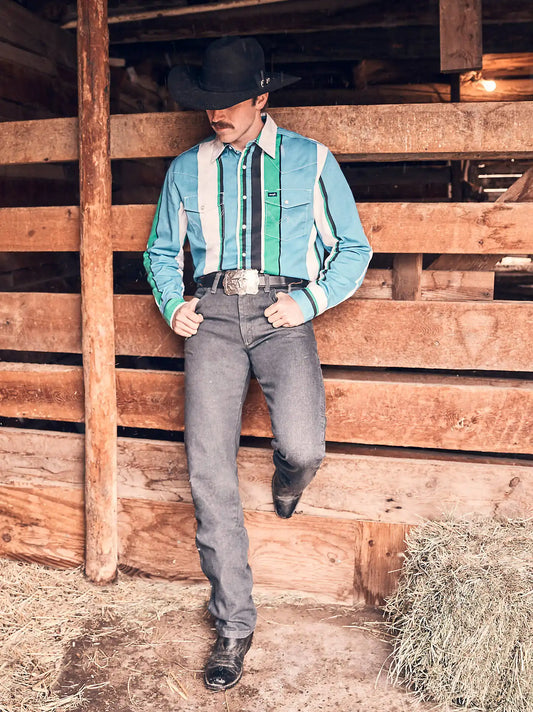 Wrangler® Cowboy Cut® Original Fit Jean in Charcoal Gray