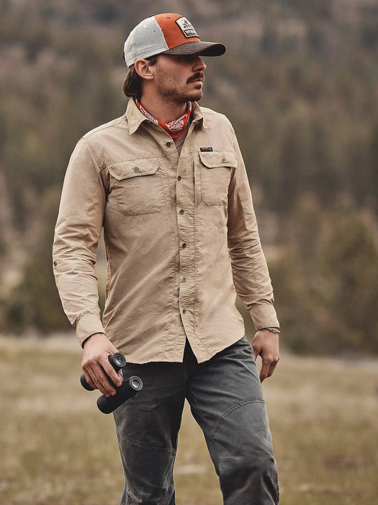 Wrangler ATG™ Men's Mixed Material Shirt in Twill