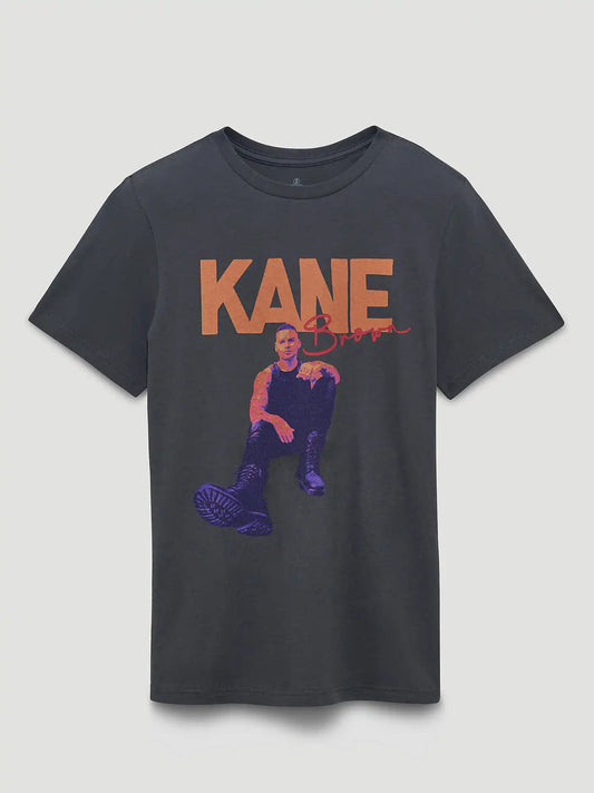 Kane Brown Combat Boot Reg Fit Graphic Tee in Asphalt