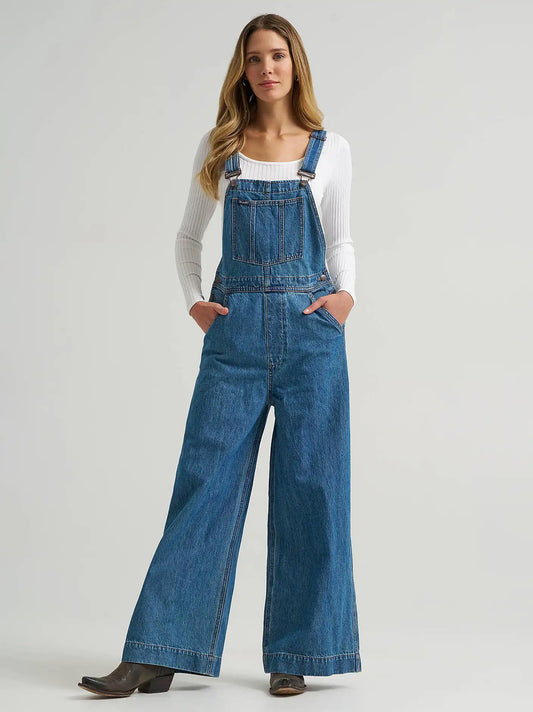 Women's Wrangler Retro® Bailey Wide Leg Overalls in Denver