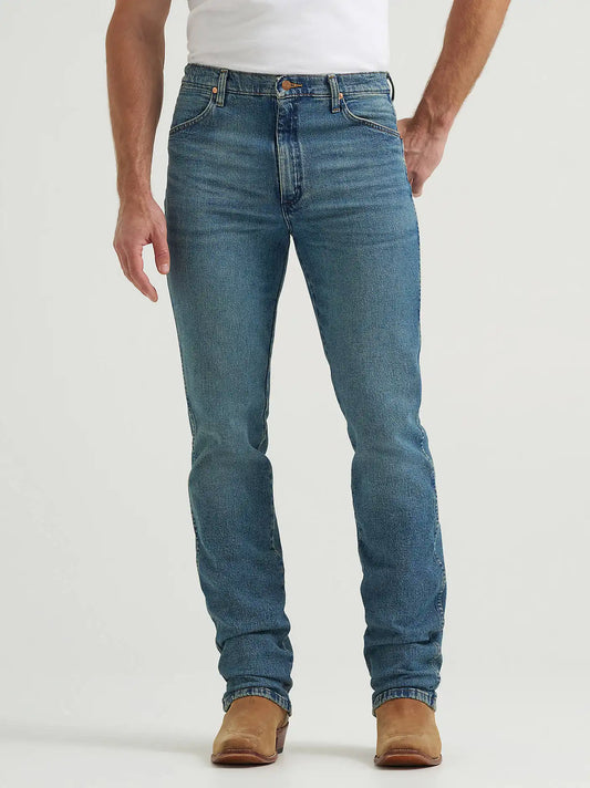 Wrangler® Cowboy Cut® Slim Fit Vintage Wash Jean in Faded Tint