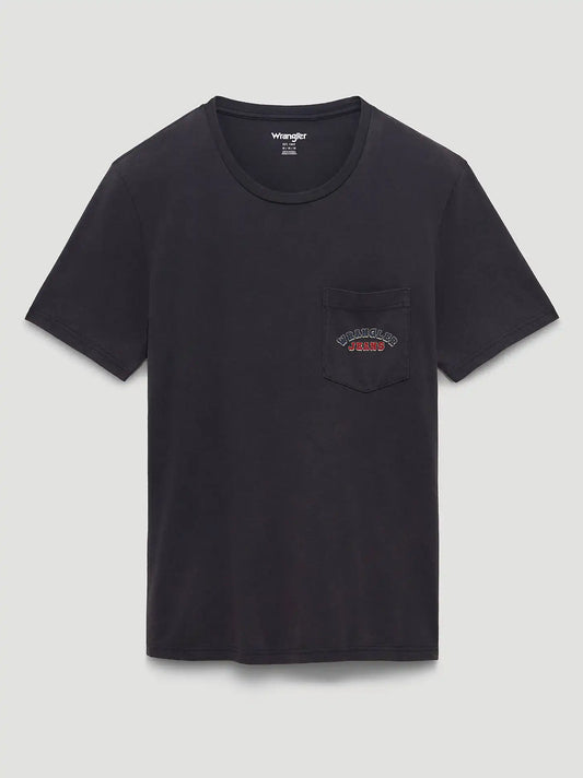 Eagle Tough Service Back Graphic T-Shirt in Faded Black