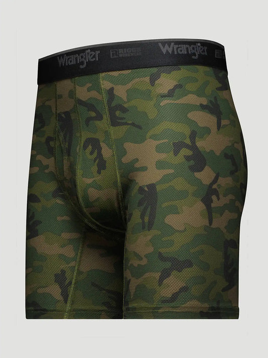 Men's RIGGS Comfort Stretch Boxer Brief (3-Pack) in Green/Camo/Black