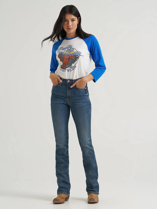 Lainey Wilson x Wrangler Boot Huggers in Boho Wash