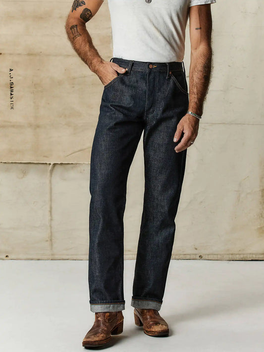 Wrangler x Imogene + Willie 10MW White Oak Selvedge Men's Jean in Indigo Rigid