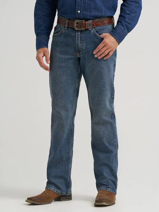 Men's Wrangler® 20X® Active Flex Regular Fit Jean in Stone Blue