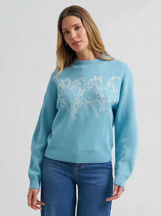 Women's Wrangler Canyon Sweater in Blue