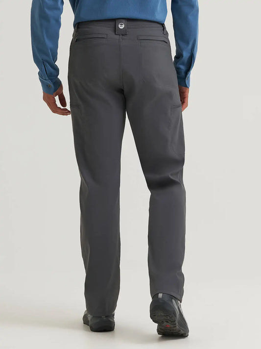 Men's Wrangler® All Terrain Cargo Lined Pant in Grey Pinstripe