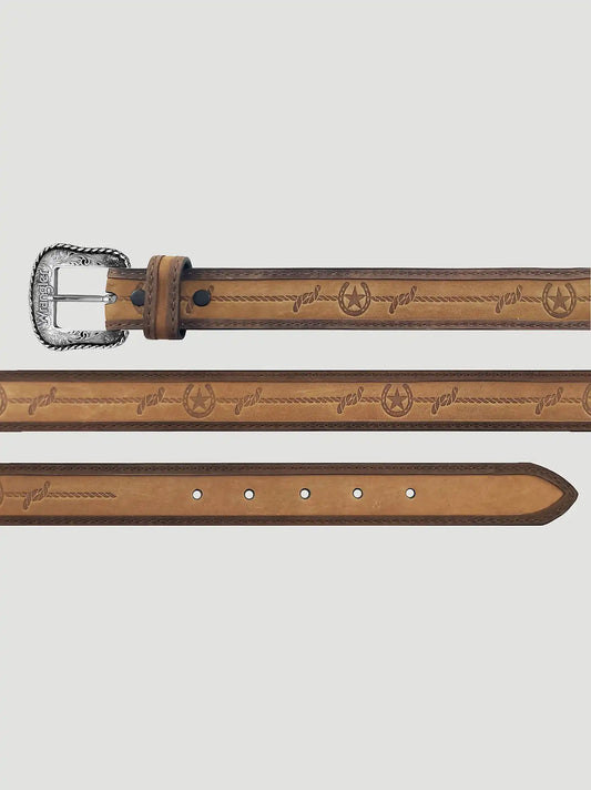 Boy's Rope Star Belt in Tan