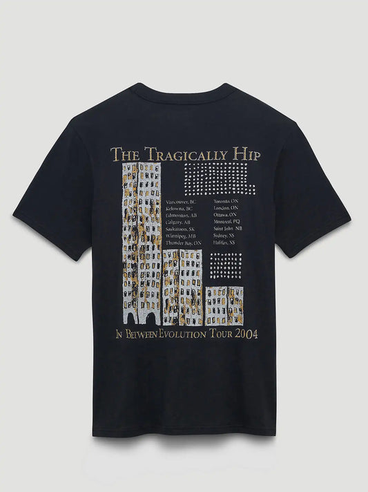 Tragically Hip In Between Graphic T-Shirt in Washed Black