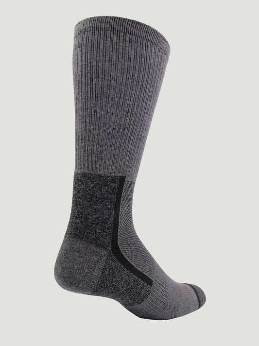 Mens Athletic Crew Sock 6 Pack:Black:One Size