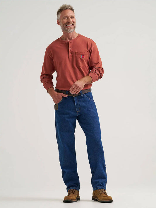 Wrangler® RIGGS Workwear® Five Pocket Jean in Antique Indigo