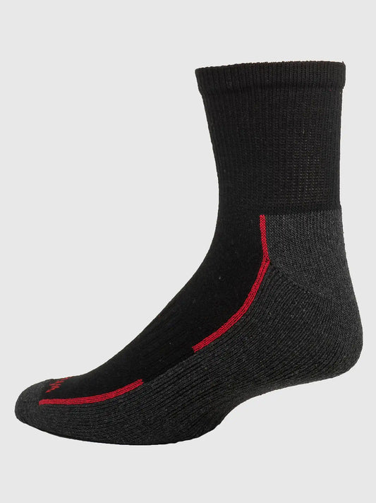 Mens Ankle Socks (6-Pack):Black:ONE SIZE