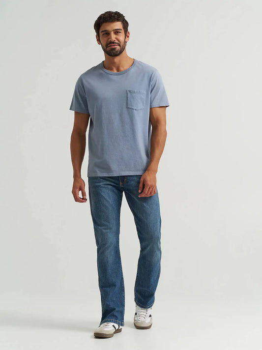 Men's Classic Bootcut Jean in Dark Mid Shade