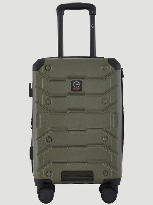 ATG 22 Inch Hardside Rolling Carry-On:Winter Moss/Black:One Size: