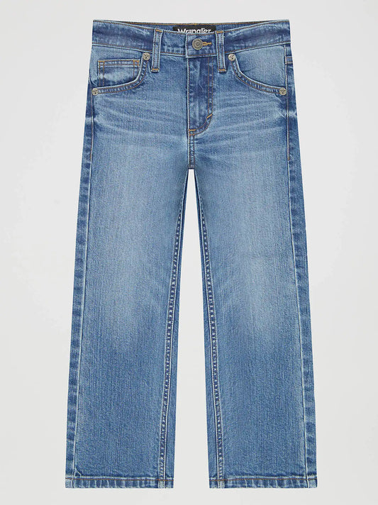Boy's Wrangler® 20X® No. 42 Vintage Bootcut Slim Fit Jean (4-20) in Topsail