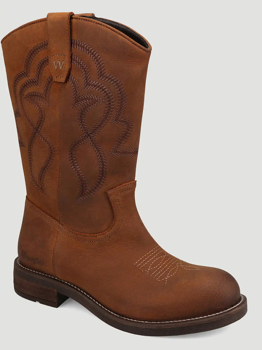 Women's Della Round-Toe Casual Boot in Bridle Brown