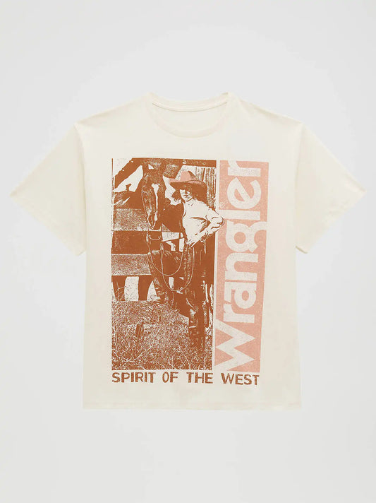 Timeless West Girlfriend Graphic Tee in Egret