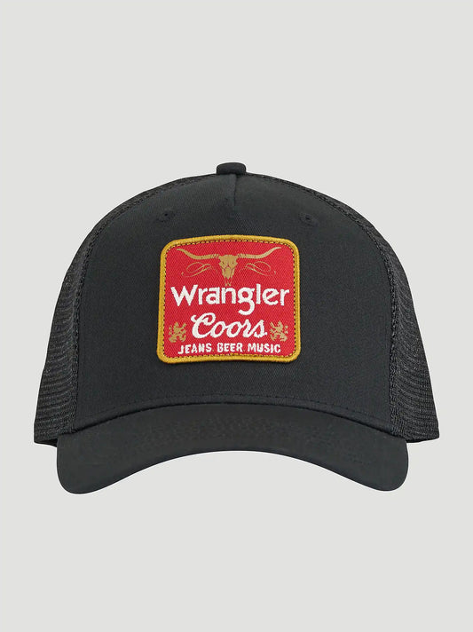 Wrangler x Coors Steer Patch Cap:Black:OS