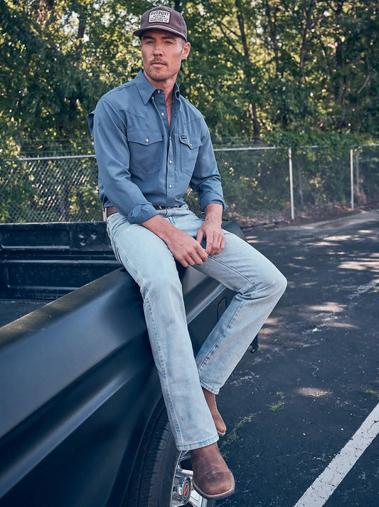 Wrangler® Toughlite™ Cowboy Cut® Original Fit Jean in Light Wash