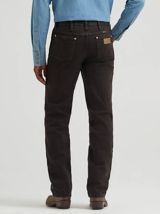 Wrangler® Cowboy Cut® Slim Fit Jean in Black Chocolate