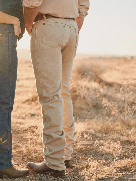 Wrangler® Cowboy Cut® Original Fit Jean in Prewashed Tan