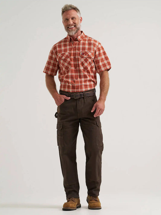 Wrangler® RIGGS Workwear® Ripstop Ranger Cargo Pant in Dark Brown