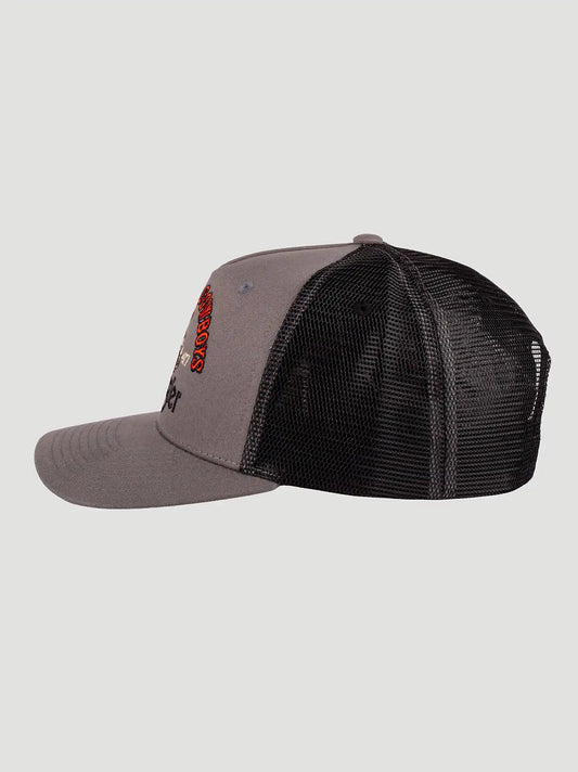 Buckin Trailhead Baseball Cap:Grey Black:One Size