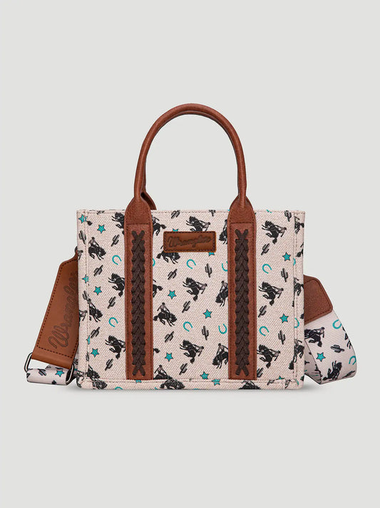 Rodeo Print Mini Tote:Turquoise:One Size