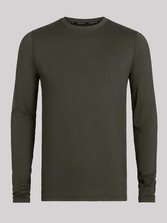 Men's RIGGS® Brushed Jersey Thermal T-Shirt in Military Green