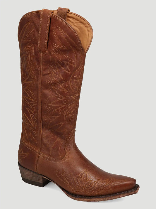 Women's Magnolia Snip-Toe Western Boot in Saddle Tan