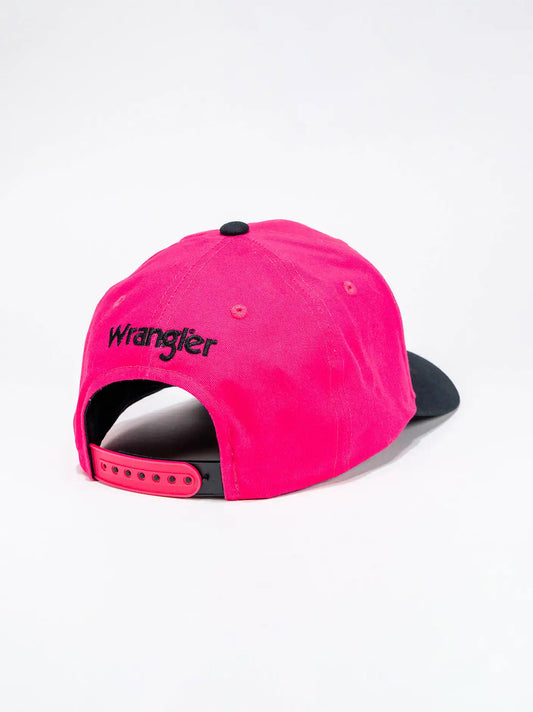 Upside Down Logo Baseball Cap:Black/Pink:One Size