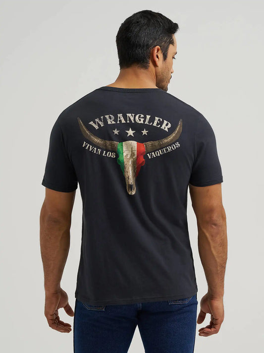 Vaquero Heritage Graphic T-Shirt in Jet Black