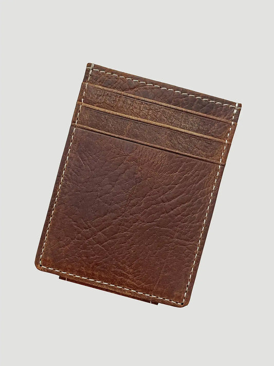 American Flag Money Clip:Brown:One Size