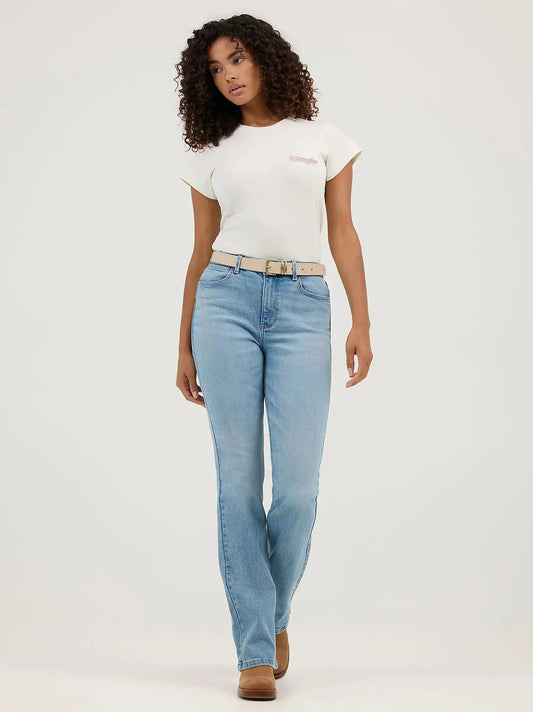 Women's High Rise Bootcut Jean in Dune