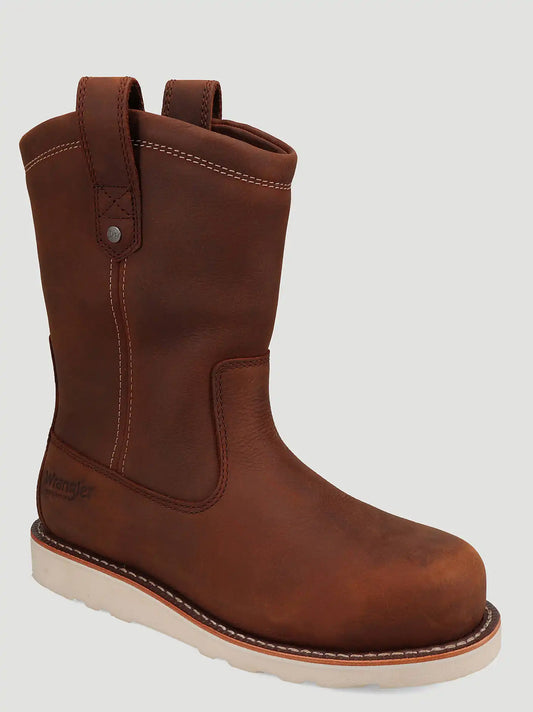 Men's Tex Steel-Toe Wedge Work Boot in Brown