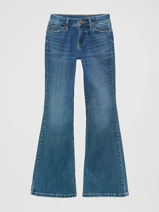 Girl's Wrangler BESPOKE Flare Jean in Lily